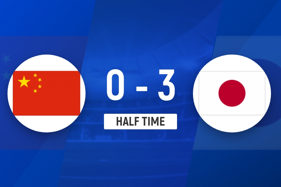 U17國(guó)足半場(chǎng)0-3日本：控球率僅兩成零射門(mén)，門(mén)將秦子牛三次失誤送禮