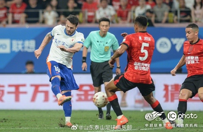 泰山客場0-1蓉城，五輪連勝終結(jié)