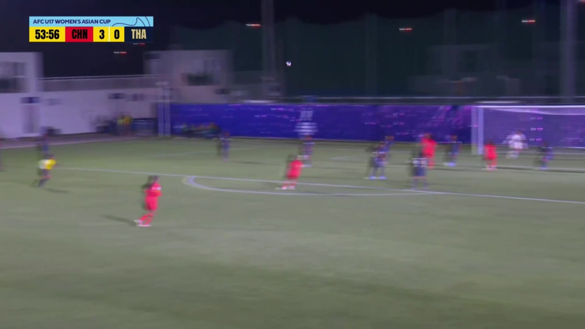 U17中國(guó)女足4-0領(lǐng)先泰國(guó)！李啟嫻梅開二度，